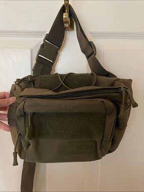 Tactical Olive Green Chest Pack - Highland Tactical Style